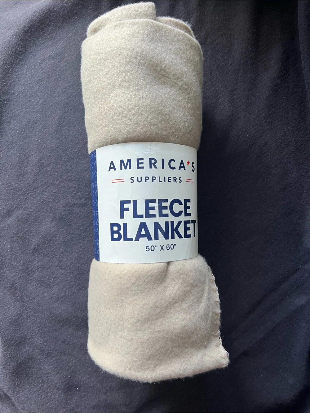 Ivory Fleece Blanket